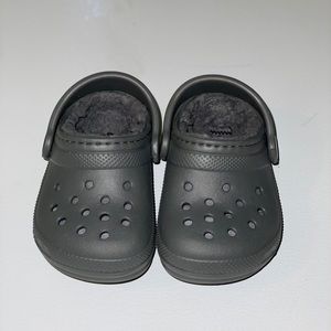 Fleece-Lined Baby Crocs
